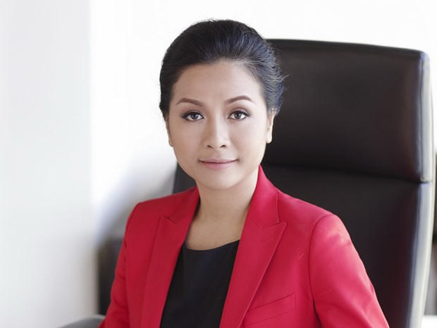 Bà Trần Uyên Phương, Phó Tổng Giám đốc Tập đoàn Tân Hiệp Phát.