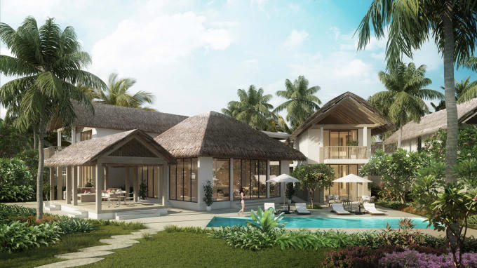 Một góc Sun Premier Kem Beach Reort.