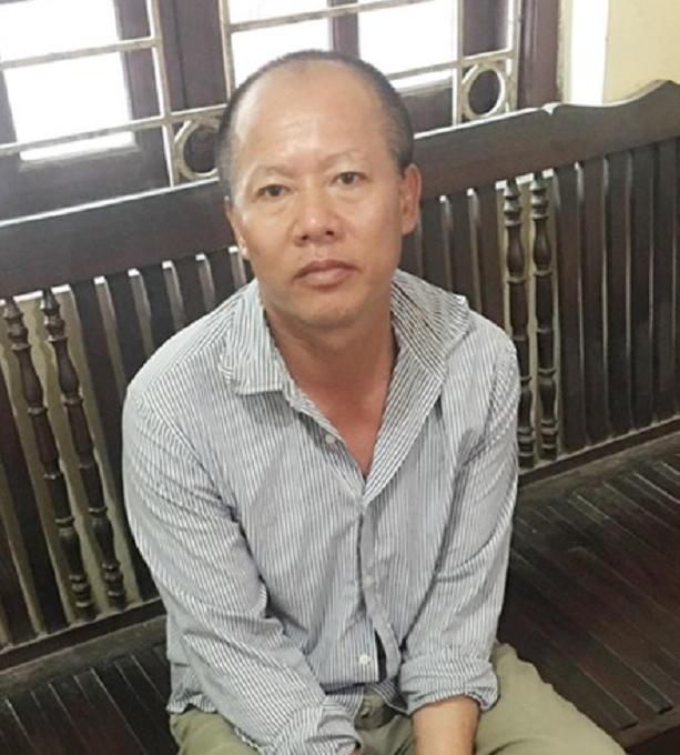 Chân dung đối tượng Đông tại cơ quan Công an.