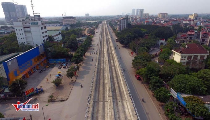 Các hạng mục thi công đoạn tuyến trên cao cơ bản đã hoàn thành
