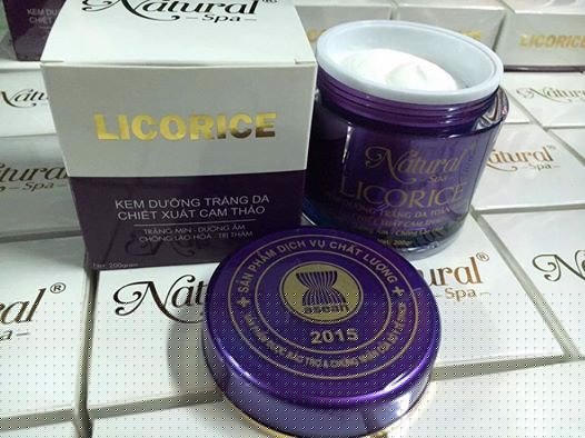Sản phẩm kem body licorice khôngđảm bảo chất lượng.