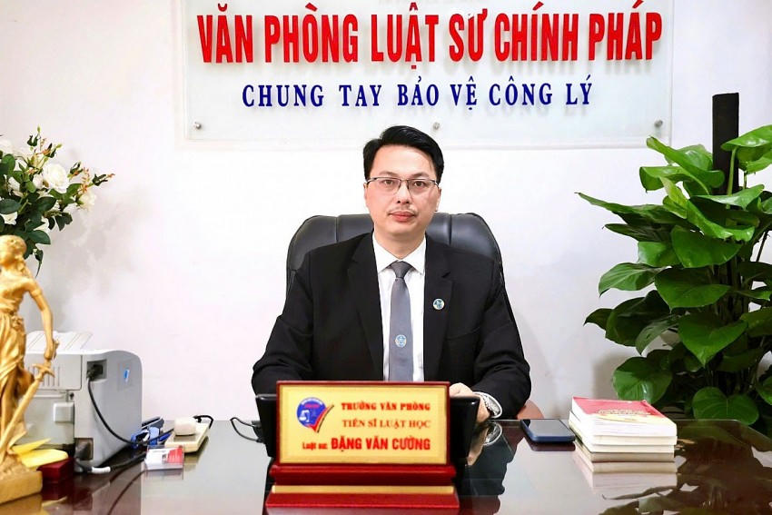 TS.LS Đặng Văn Cường, Trưởng Văn phòng Luật sư Chính pháp, Đoàn Luật sư TP Hà Nội.