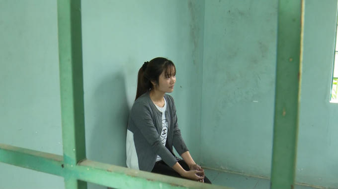 Đối tượng Nguyễn Thị B&eacute; Thơ tại Cơ quan CSĐT (Ảnh do c&ocirc;ng an cung cấp)