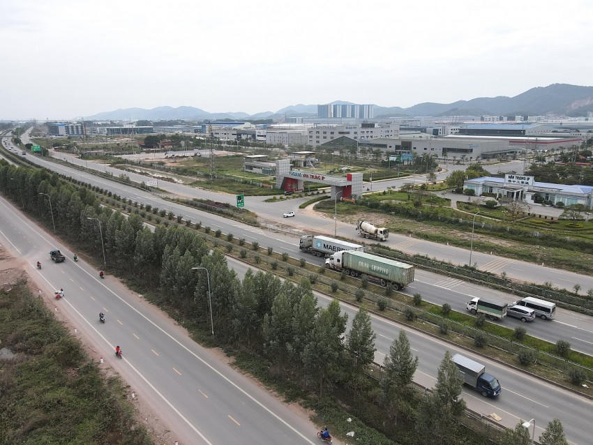 Bắc Giang dẫn đầu cả nước về tốc độ tăng trưởng kinh tế (Ảnh Khu Công nghiệp Vân Trung). Ảnh: Chí Nhân