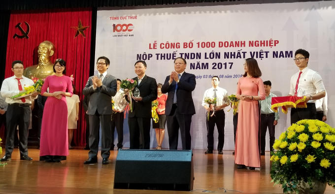 Công ty FrieslandCampina VNthuộc Top 100 doanh nghiệp đóng góp nhiều nhất cho ngân sách Nhà nước 2016-2017