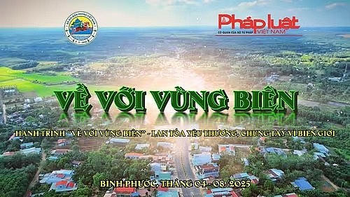 “Về với vùng biên" là một trong những chương trình góp phần thu hẹp khoảng cách tiếp cận pháp luật giữa các vùng miền.