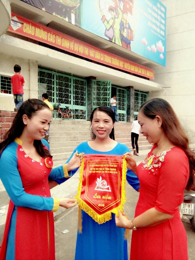 Nghệ An (Nam Đàn): Trường THCS Kim Liên giành giải A tại Hội thi hát dân ca trong trường học lần thứ 4