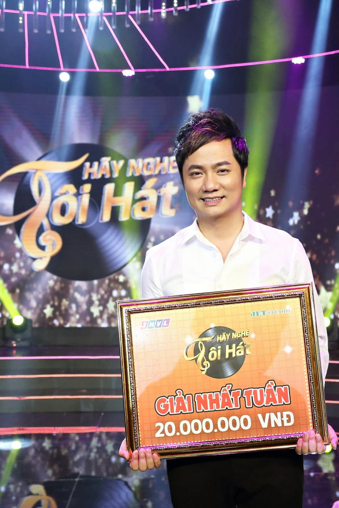 Duy Trường giành giải nhất tuần Hãy nghe tôi hát.