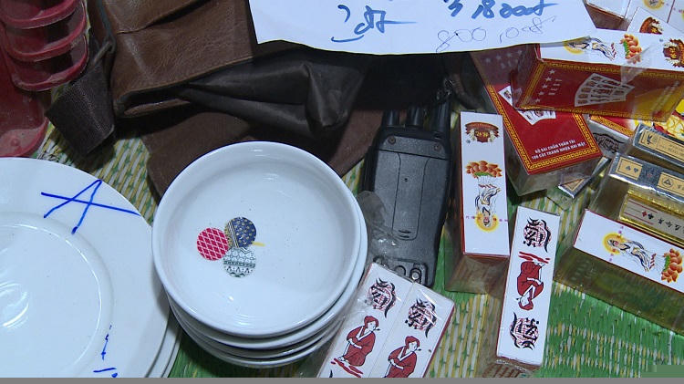 Tang vật thu giữ được