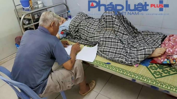 Ông Nguyễn Hữu Cận viết đơn đề nghị, gửi Phapluatplus.vn