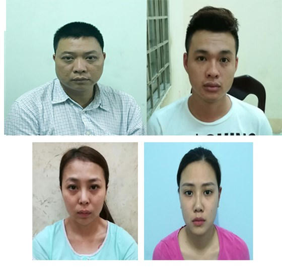 Trùm ma túy Trần Ngọc Hiếu (Hoàng Béo) và tay chân.