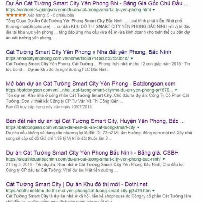 Dự án khu nhà ở Cát Tường Smart City chưa đủ thủ tục phap lý nhưng đã được rao bán rầm rộ trên các trang mạng