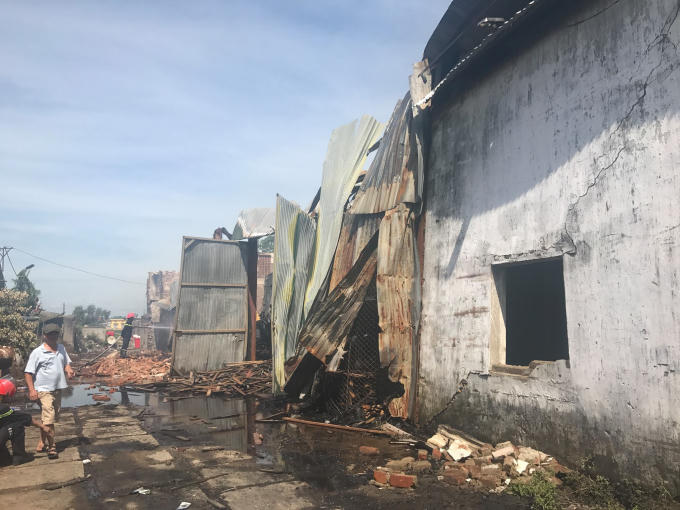 Vụ hỏa hoạn đã thiêu rụi nhiều tài sản ước tính thiệt hại khoảng 7 tỷ đồng.