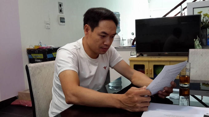 Phụ huynh Nguyễn Mạnh Cường trao đổi với phóng viên Phapluatplus.vn