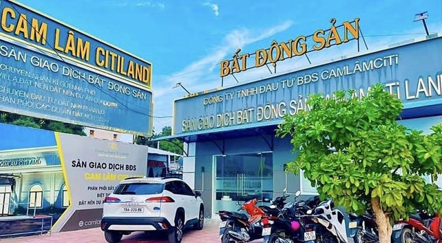 Trụ sở C&ocirc;ng ty Đầu tư bất động sản CITI tại huyện Cam L&acirc;m. Ảnh Internet