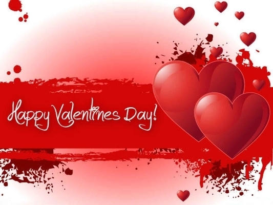Trái tim truyền thống trong ngày Valentine.