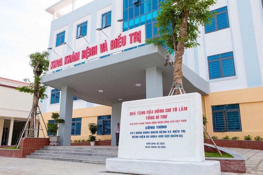 Công trình là món quà của Tổng Bí thư Tô Lâm trao tặng địa phương.