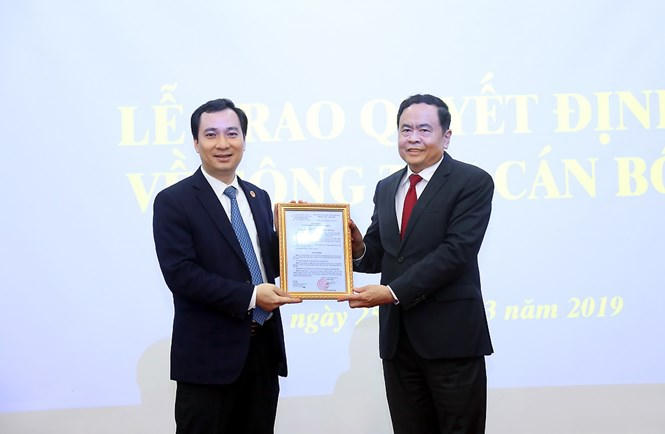 Bổ nhiệm &ocirc;ng Vũ Văn Tiến giữ chức Trưởng Ban Tuy&ecirc;n gi&aacute;o UBTƯ MTTQ Việt Nam