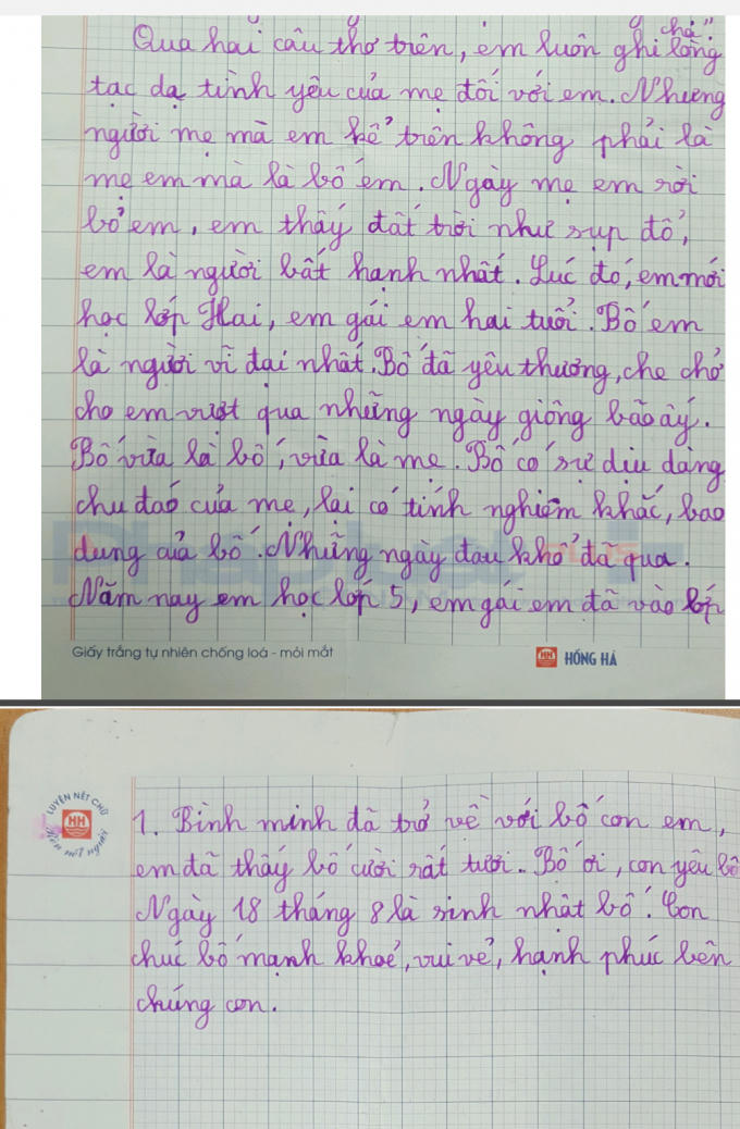 Nhói lòng món quà cậu bé tặng ông bố “gà trống nuôi con” ngày sinh nhật!