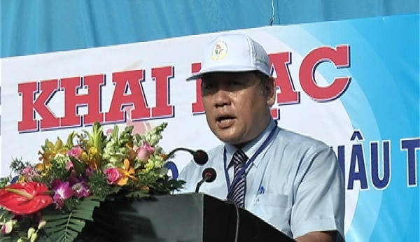 Ông Lê Quang Vịnh, Phó Bí thư Huyện ủy, Chủ tịch Ủy ban Nhân dân huyện Châu Thành.
