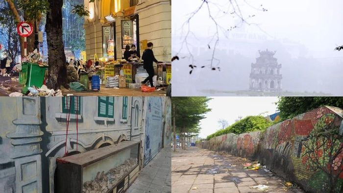 Nhiều không gian văn hóa tại Hà Nội mất mỹ quan vì ô nhiễm môi trường. (Ảnh minh họa)
