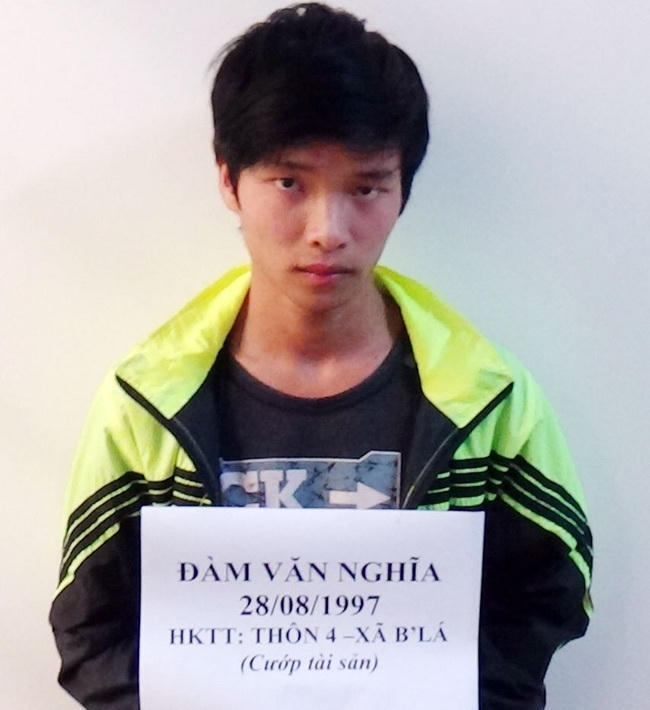 Đối tượng Đàm Văn Nghĩa.