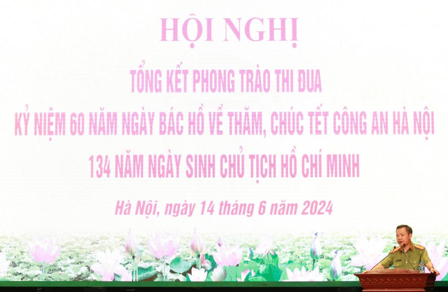 Hội nghị tổng kết phong trào thi đua Công an TP Hà Nội.