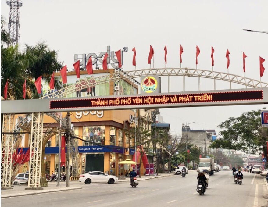 Thành phố Phổ Yên, tỉnh Thái Nguyên (Ảnh: Báo Giáo dục Thủ đô)