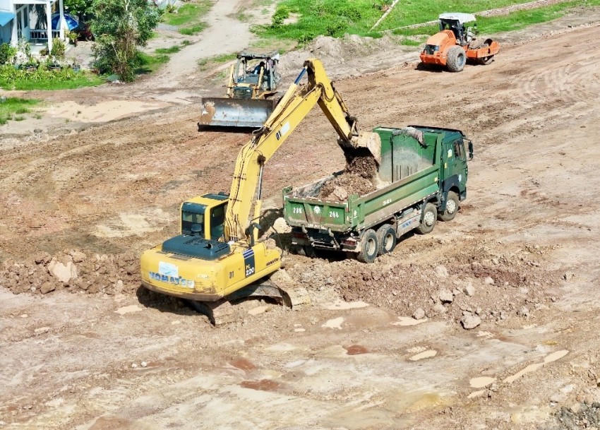 Tăng tốc thi công cao tốc Biên Hoà - Vũng Tàu.