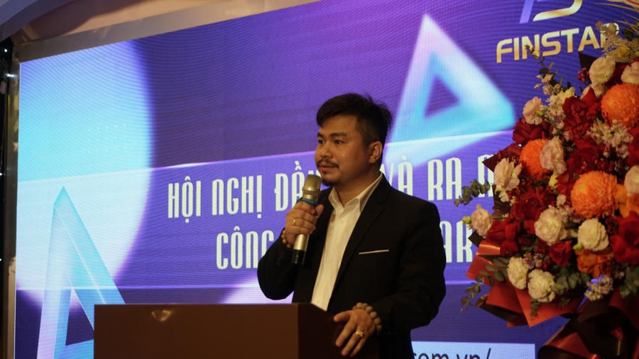 Ông Trần Công Thành, Chủ tịch Hội đồng quản trị Stars Capital phát biểu tại buổi lễ.