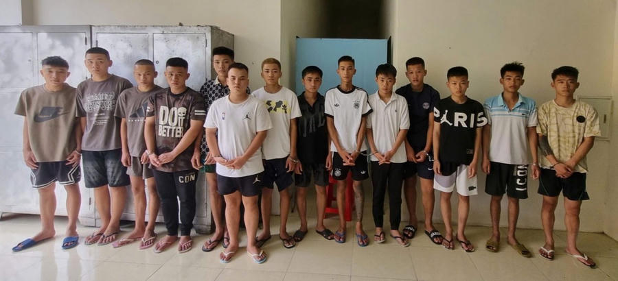 14 đối tượng gây rối trật tự công cộng bị tạm giữ. (CATH)