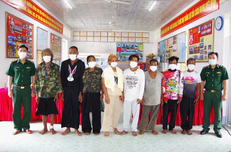 Đồn Biên phòng Khánh Hội tiến hành các thủ tục pháp lý theo quy định của pháp luật.