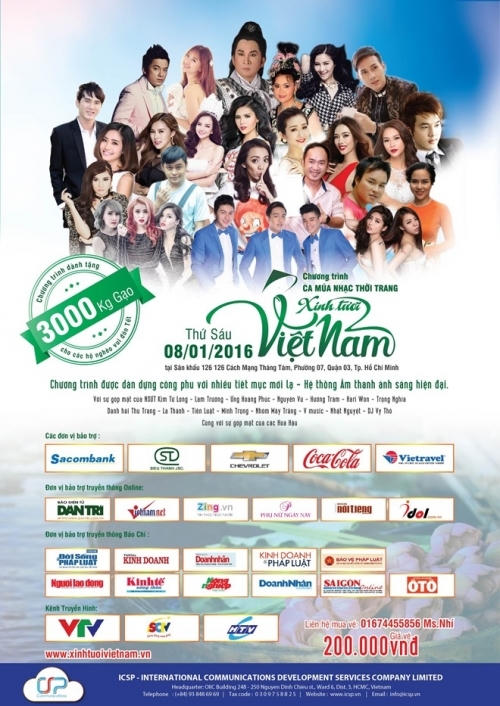 Chương trình nghệ thuật đặc sắc Xinh Tươi Việt Nam.