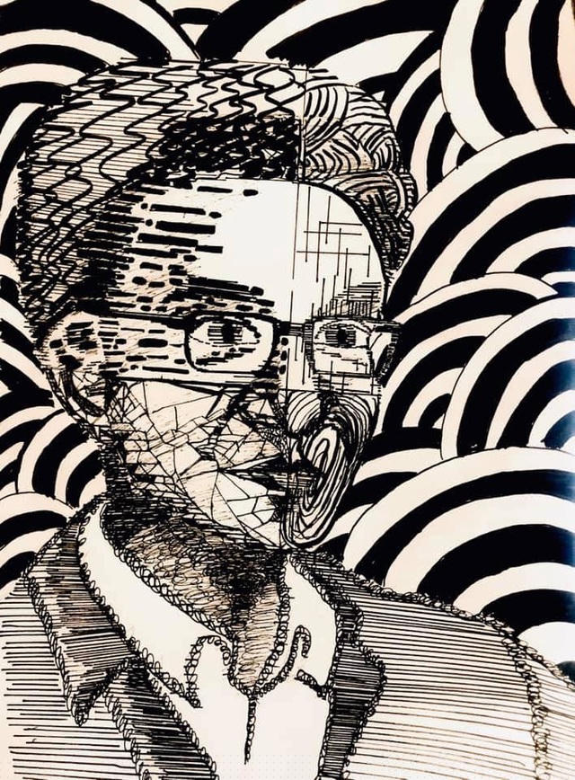 Bạn Nguyễn Đặng Hồng Phương vẽ chân dung Phó Thủ tướng