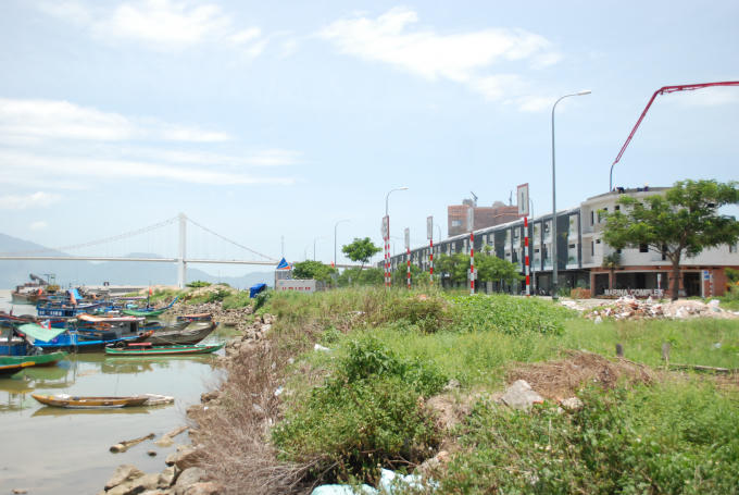 Khu vực thi công dự án Bến du thuyền Marina Complex vừa bị Sở Xây dựng TP Đà Nẵng đình chỉ thi công do chưa có DTM.