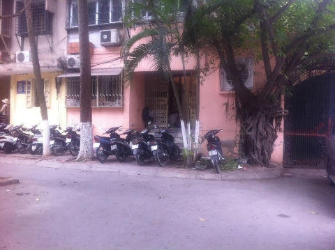 Vị trí trong ngõ 22 - nơi người dân chứng kiến anh Nguyễn Quang Hải bị hành hung.