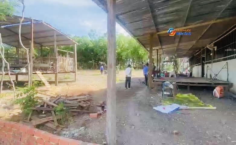 Hiện trường nơi xảy ra vụ án (Ảnh TTXVN)