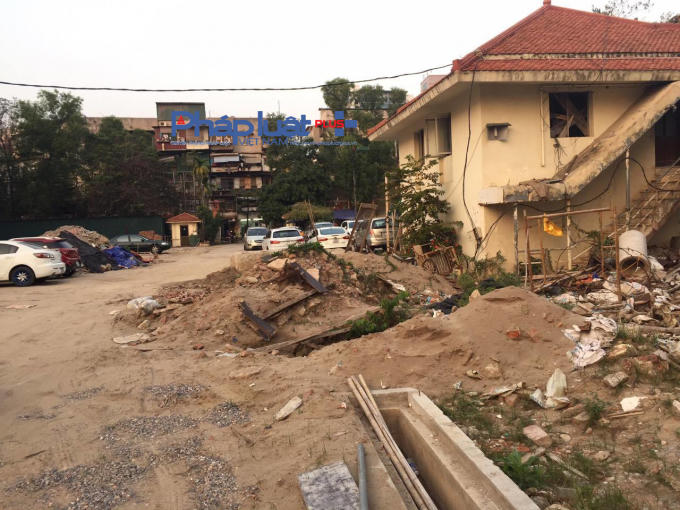 Công trình đã đang tạm dừng thi công một thời gian dài