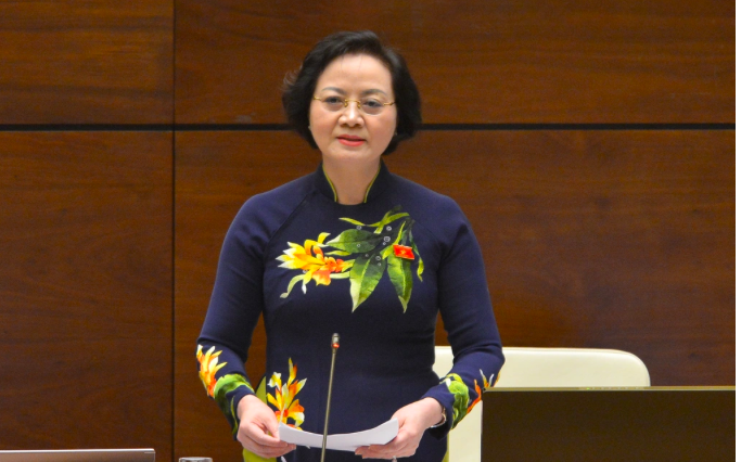 Bộ trưởng Phạm Thị Thanh Trà (Ảnh: Quốc hội).