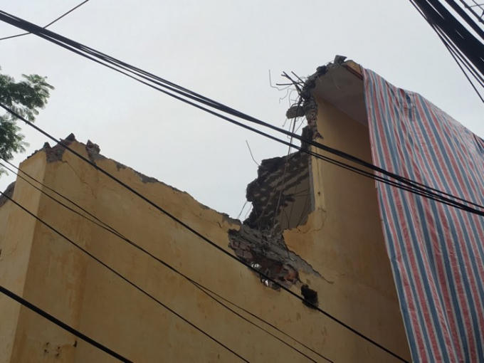 Hiện trường sự việc trên.