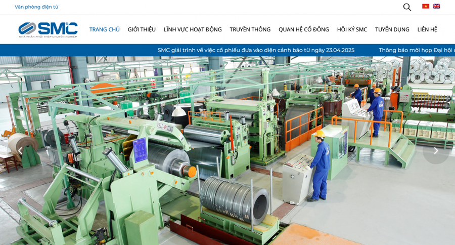 Cổ phiếu bị cảnh báo Công ty cổ phần Đầu tư Thương mại SMC giải trình ra sao.