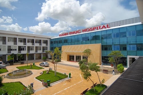 Bệnh viện Hạnh Phúc nơi xảy ra vụ việc chẩn đoán nhầm cụ ông "theo dõi thai bình thường". Ảnh: arcduct.