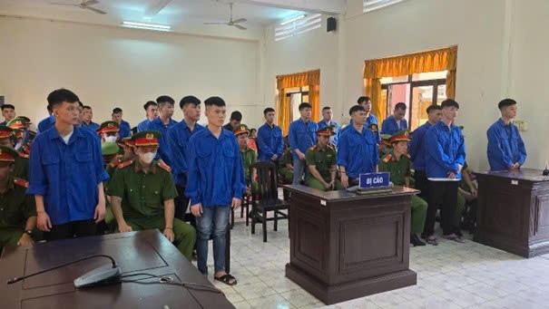 28 bị cáo tại phiên toà sơ thẩm ngày 18/3/2025.