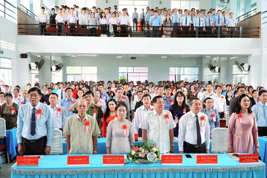 Quang cảnh buổi lễ.