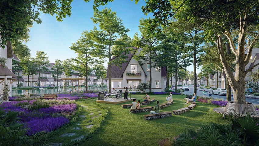 Không gian sống tận hưởng tại Đảo Châu Âu