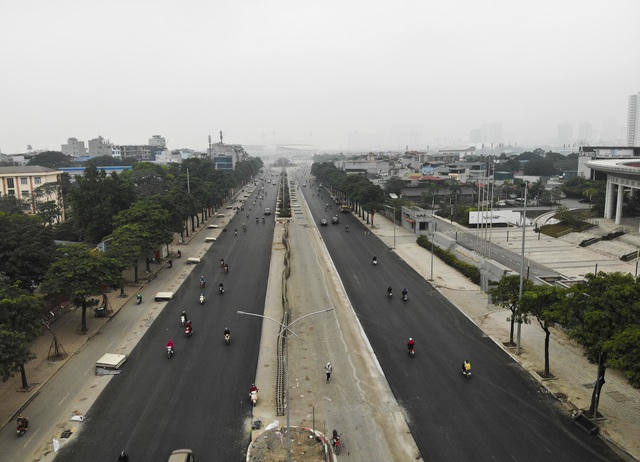 Tuyến đường Lê Quang Đạo đã được mở rộng làn đường giúp giao thông thuận lợi theo cả 2 chiều.