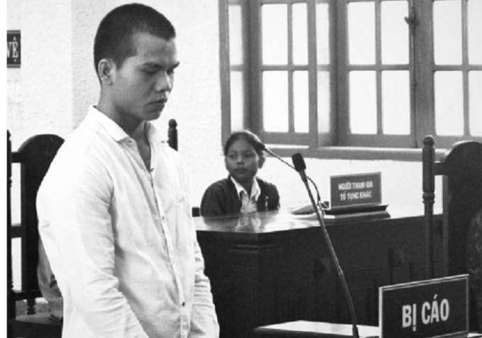 Bị cáo Khun tại phiên tòa xét xử.