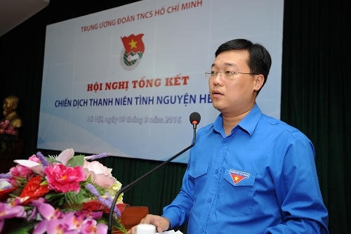 Đồng chí Lê Quốc Phong - Ủy viên dự khuyết BCH Trung ương Đảng, Bí thư thứ nhất BCH Trung ương Đoàn, Chủ tịch Hội SVVN kết luận tại Hội nghị