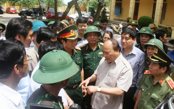 Thủ tướng Nguyễn Xuân Phúc chỉ đạo tỉnh Nghệ An cần sớm khắc phục hậu quả, ổn định đời sống người dân sau bão số 10.
