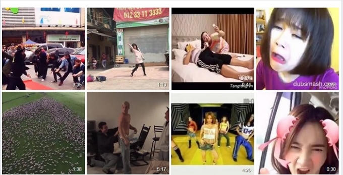 Chọn video cần tải về.